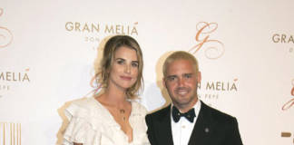 Irish model Vogue Williams and ‘Made In Chelsea’ star James Matthews are putting on even more stomach churning PDA’s