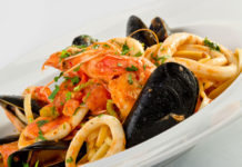 RECIPE: CRUNCHY BULGHAR SALAD seafood-linguine