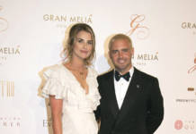 Irish model Vogue Williams and ‘Made In Chelsea’ star James Matthews are putting on even more stomach churning PDA’s
