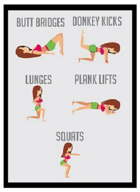 LUKE HILL'S favourite 5 bum exercises