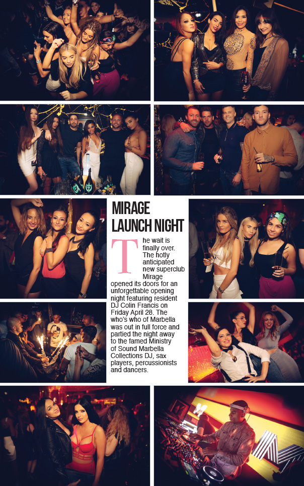 MIRAGE LAUNCH NIGHT may 2017