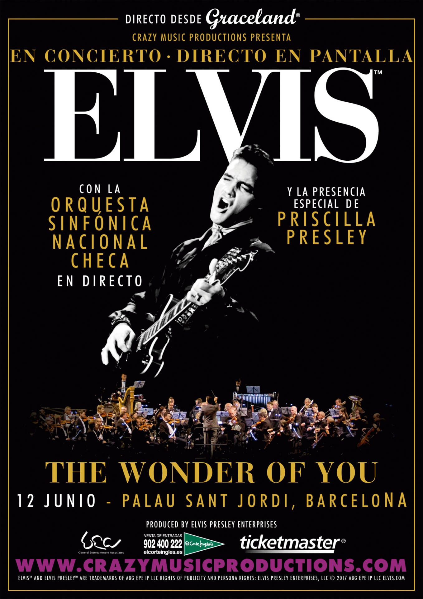 ELVIS CONSERT- CRAZY MUSIC PRODUCTIONS