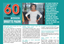 60 SECOND INTERVIEW – BRIGITTE PAGINI
